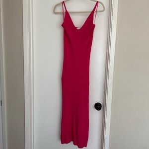 🌷Hot Pink Midi Dress🌷